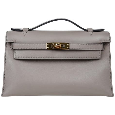 kelly hermes gris|kelly pochette hermes.